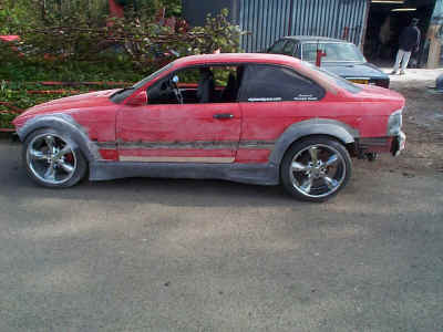 Arches/Skirts bonded on.